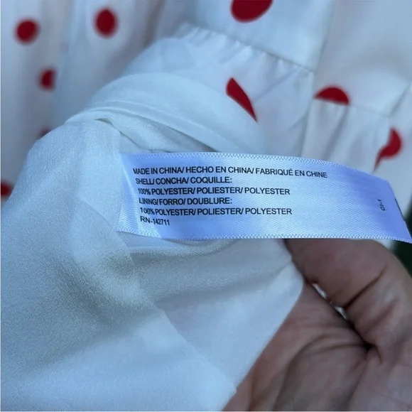 NWT Eloquii Tiered Polka Dot Dress White
Red Size 22 - Picture 10 of 13